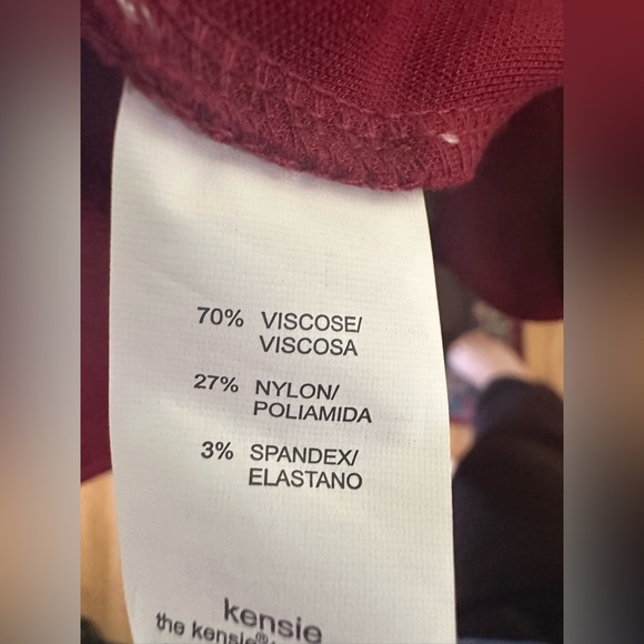 NWT Kenzie wine grommet skirt with side zipper. SIZE XL - Picture 7 of 14